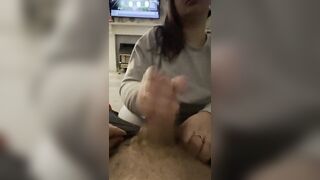 Bawdy Talking British Whore Wife Gives Oral-job