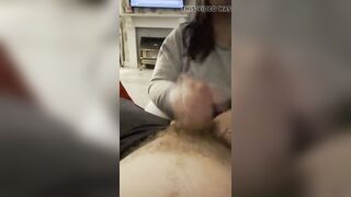 Bawdy Talking British Whore Wife Gives Oral-job