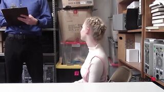 Athena Rayne Blows Security Guard To Get Out Of Trouble