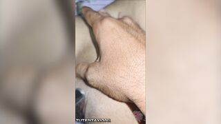 Shaving hawt sister-in-law's real hirsute snatch