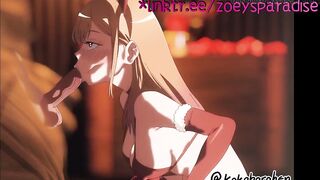 A particular Christmas gift: a fellatio and wild sex.