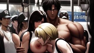 Tifa's Incredible Titties Get Noticed On The Midgar Educate