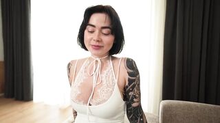 POV Amateur Soaked Riding - Large Booty Bouncing Hard on My Rod