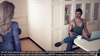 Awam Cuckold Tease - Sophia Disrobes Totally Undressed for Sam Behind Her Spouse’s Back