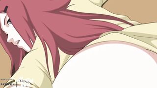 KUSHINA mother I'd like to fuck ANAL CREAMPIE full movie scene Naruto manga