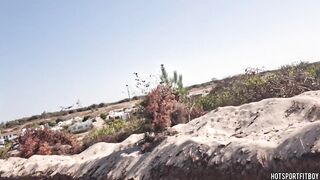 Compilation - See my weenie peeing, wanking in nature, and groaning during the time that touching myself as I drive.