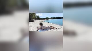 Nearly got caught stripped on the beach.