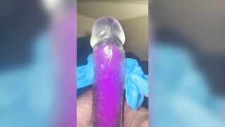 Latex Gloves and Exposed Feet show u How I want to jerk your Ramrod