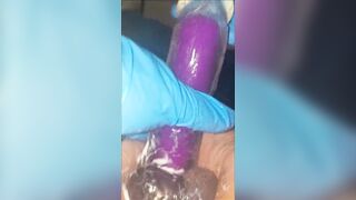 Latex Gloves and Exposed Feet show u How I want to jerk your Ramrod