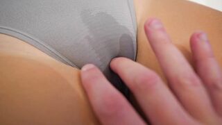 Homemade juicy twat rub