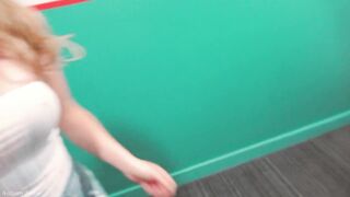 Public Stairs Oral-sex Spit Cum Drink