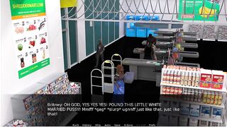 Holes - Gameplay - Roleplay - Wife Gets Screw in Shop My Mulitple Ebony Dong