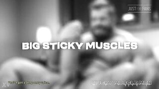 Sticky Muscle Studs Day 93 Preview, AI-Generated Muscle Boys, Large Cocks, Large Cum Loads