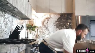 Sis-in-law stuck gets screwed from behind doggy position by brother-in-law