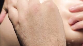 Private Shaving: Gently Shaving My Girlfriend's Cunt and Smooth Dark hole in POV