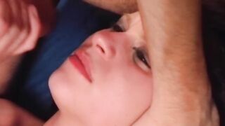 Excited sweethearts whose snatches are itching coz they wanna get drilled—riding and giving blowjobs until cum discharges all over their faces and throats.