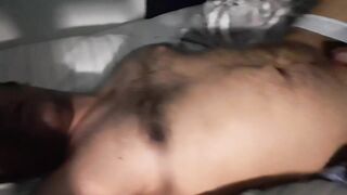 Trying to have a HFO quietly 'cuz people are next door then cumming multiple times
