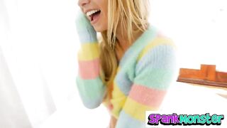twenty one YEAR OLD CAMEL TOE TEEN FANTASY GOLDEN-HAIRED KENZIE REEVES CREAMY STEPDAUGHTER PUFFY VAGINA
