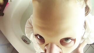 This babe sucks chunky ramrods so exceedingly well. POV