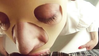 This babe sucks chunky ramrods so exceedingly well. POV