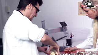 German Sex, nurse masturbates in hospital and gets caught
