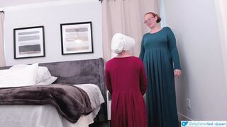 A Handmaid's Tale - Cuckquean Wife Holds Handmaid Whilst Spouse Breeds Her