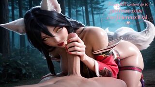 Anime CG This Cute Ahri From ROTFL Gets Her Flawless Snatch Fisted And Banged Hard