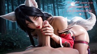 Anime CG This Cute Ahri From ROTFL Gets Her Flawless Snatch Fisted And Banged Hard
