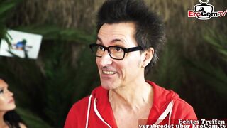 German Sexgame Junglecamp with Trials of courage TV SHOW