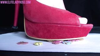 smarties and heels crushing sounds