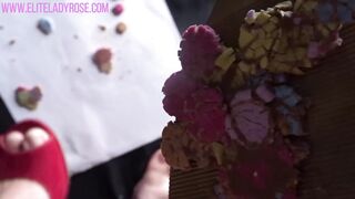 smarties and heels crushing sounds