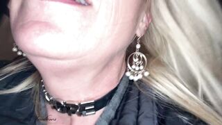 Risky hotel stairwell oral-job and facial, public cumwalk