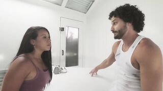 My Latin chick ex-wife came to my fresh job fighting over cash...