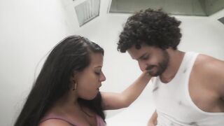 My Latin chick ex-wife came to my fresh job fighting over cash...