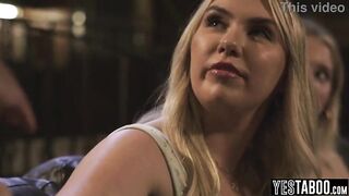 Large bazookas curvy teen ignores her lesbo ally and bangs her step father instead