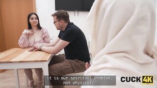 CUCK4K. A Cute Chick with a large Butt craves to try her 1st Professional Anal Sex