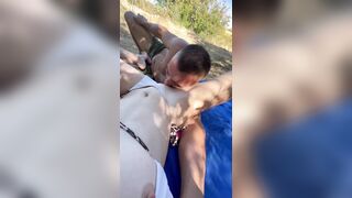 Hawt dude caught jerking and i flash him