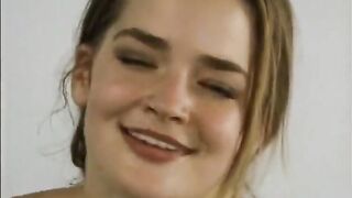 Sinless Looking Angel Will Suck Her Boyfriend's Dong and Get Her Nice-looking Face Overspread with Cum
