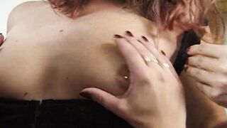 Tongue Diving Into Hirsute Butt Vibrator Pound