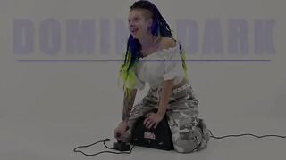 Sybian Try Out and Knob Sucking