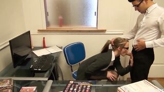 Spitroast Wench Intern Gisele Roxx