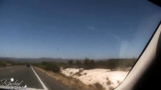 Rachel car masturbation in sun suit