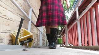 Ebony Boots Closeup Test for Crushing Clip
