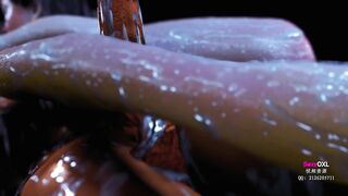 Unfathomable goo extraction, sperm overspread all over out of stopping