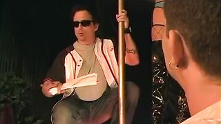 Makayla Cox gets tempted off the stripper pole for a unfathomable permeating bang