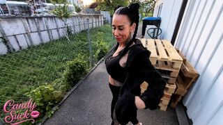 DOXY DOESN'T DESIRE A WARNING, SO THIS BABE LETS THE BOSS BANG HER CANDYSUCK