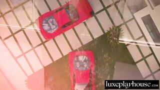 LUXEPLAYHOUSE Glamorous Athena Fleurs, Cherry Kiss And Hime Marie Lick Moist Twat Until Multiple Orgasms In Sexy Lesbo 3some
