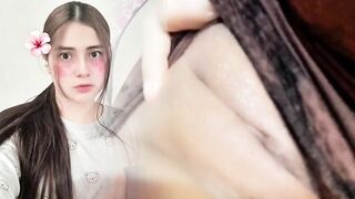 Sex with cute virgin ended with filthy pants