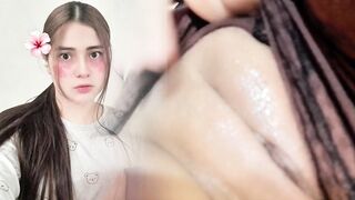 Sex with cute virgin ended with filthy pants