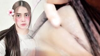 Sex with cute virgin ended with filthy pants